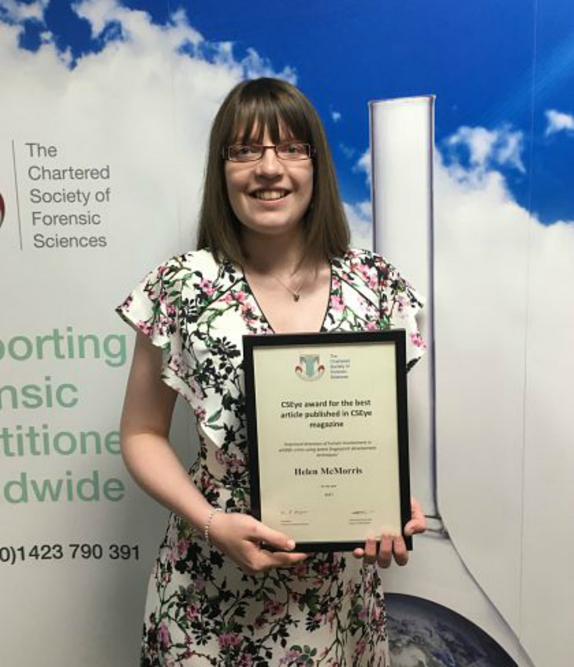 Bird feather fingerprints research scoops award