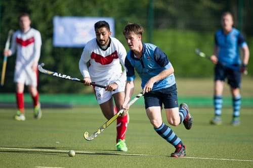 St Andrews University hockey player