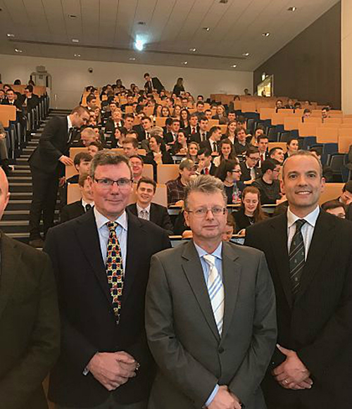 GCHQ expert attends Walter McNicol lecture