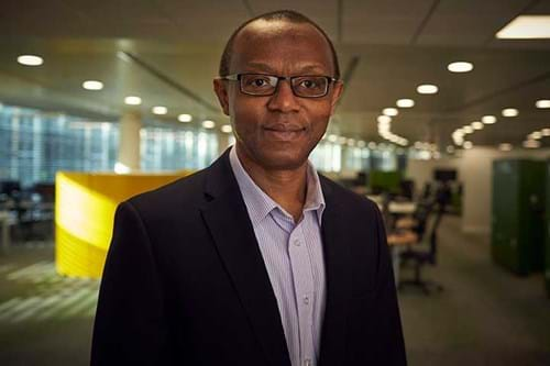 Professor Joseph Akunna smiling face on wearing a suit