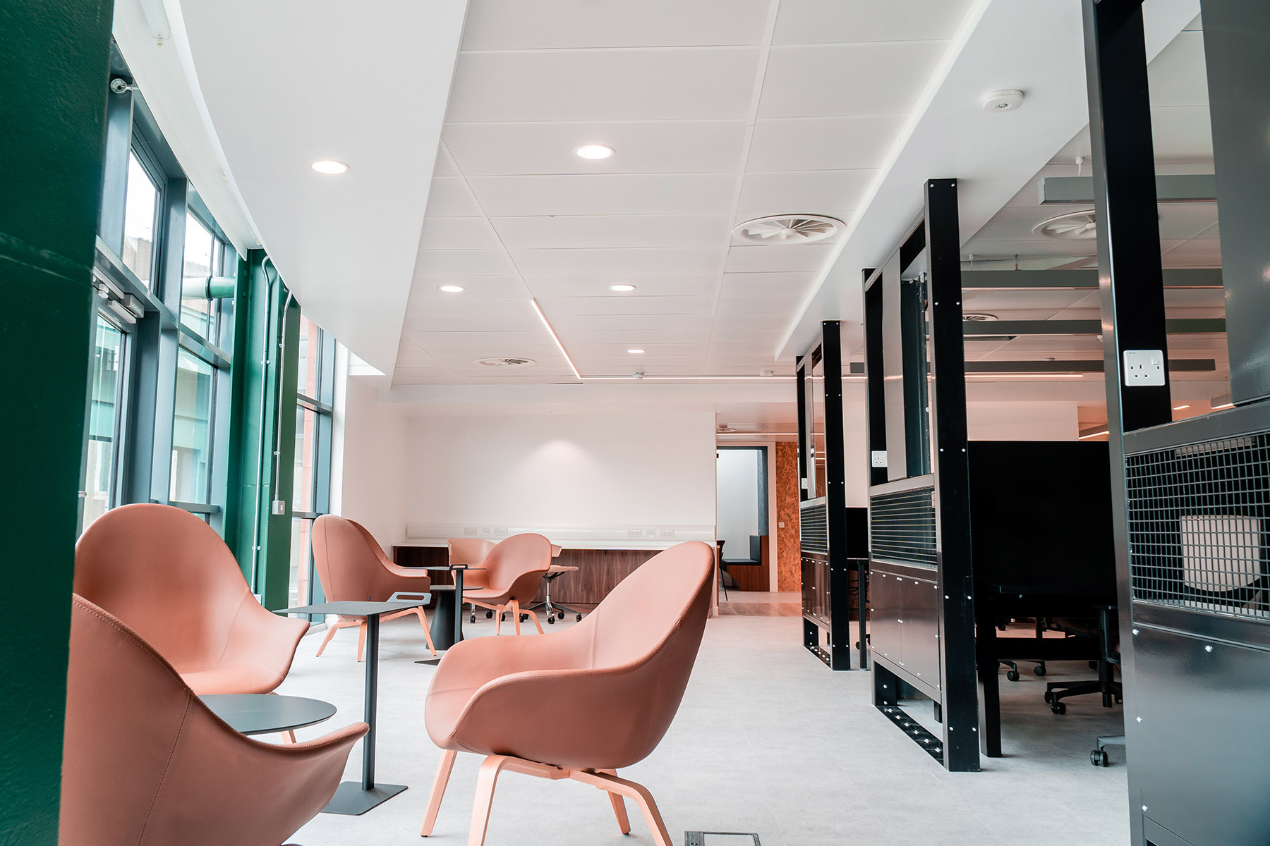 cyberQuarter - desks and chairs in an open plan setting #2