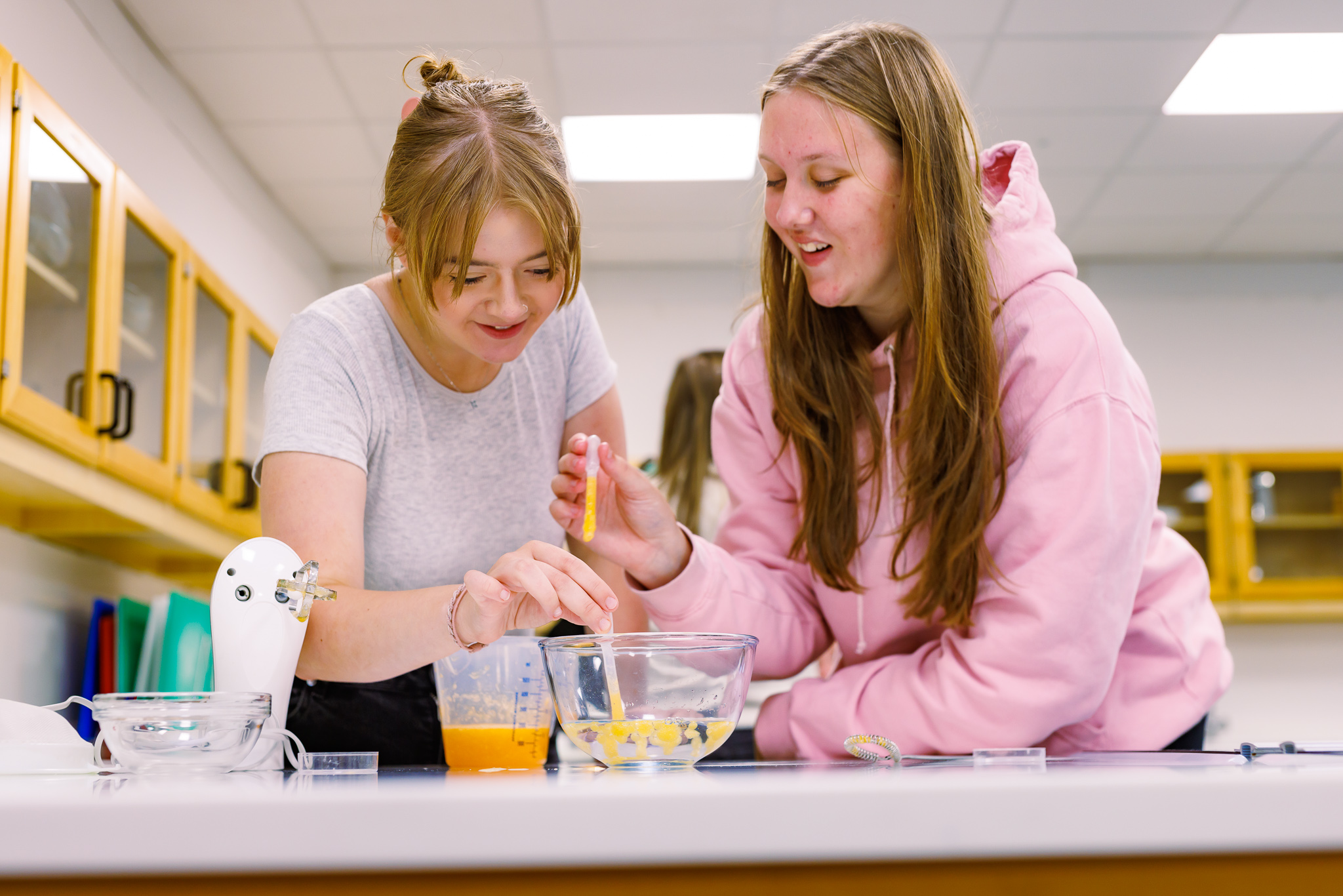 Youngsters given taste of life as civil engineering and food science students during week of workshops