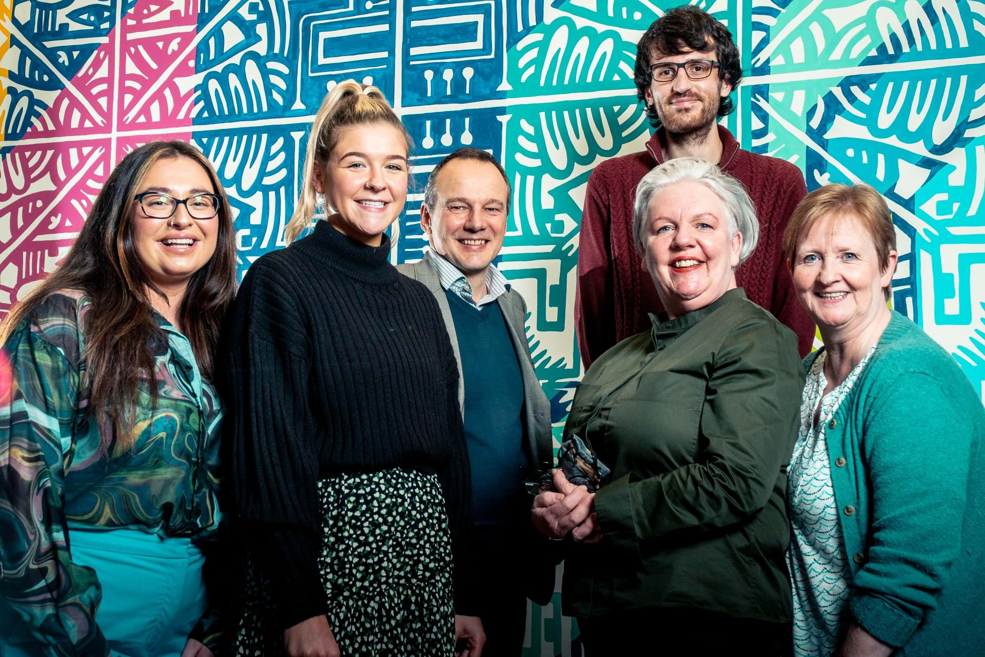 group photograph of Abertay Student Success Officers with School Academic Advisors