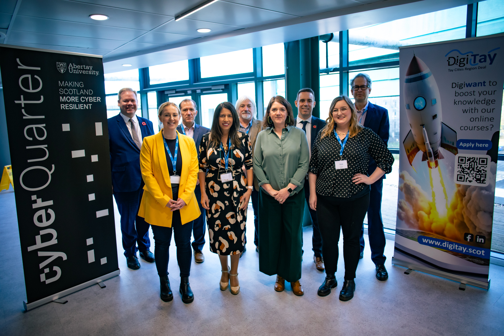 Abertay cyberQuarter hosts debate to launch Tay Cities Digital Skills project